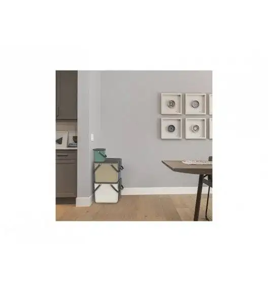 ROTHO ALBULA  Kosz z pokrywą do segregacji odpadów 40 L / limonkowy