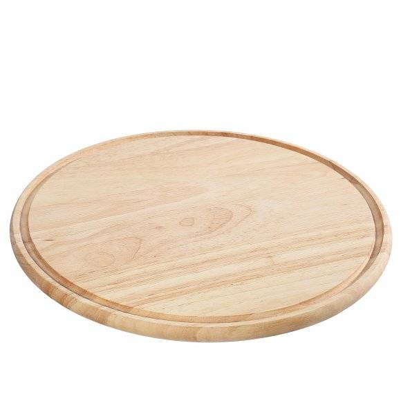 ZASSENHAUS Deska do krojenia z drewna kauczukowego ⌀ 33 cm