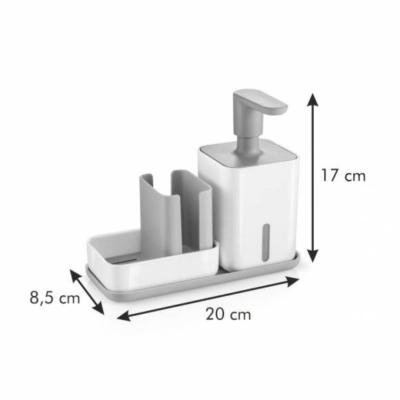 TESCOMA PURO Organizer na płyn do mycia naczyń i gąbkę