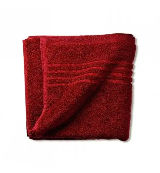 KELA LEONORA Ręcznik bawełniany 50 x 100 cm / czerwony