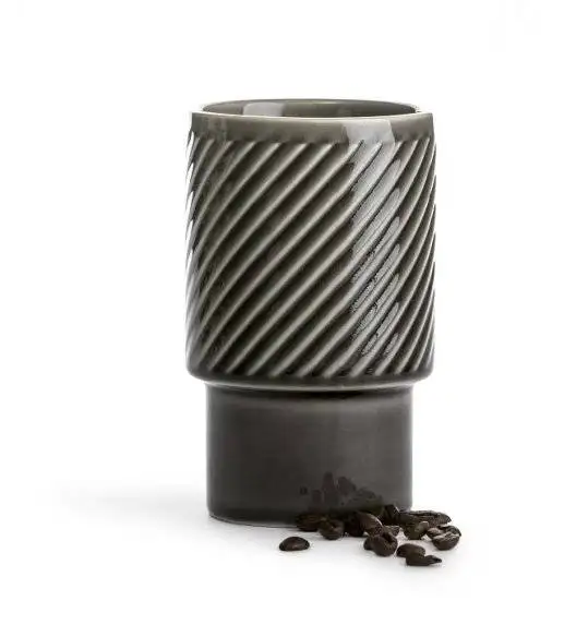 SAGAFORM COFFEE Kubek ceramiczny 0,4 l / szary