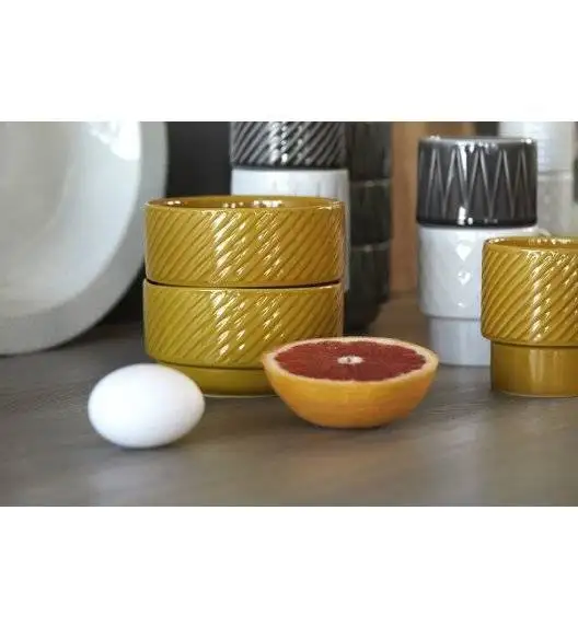 SAGAFORM COFFEE Miseczka ceramiczna 12 cm / żółta