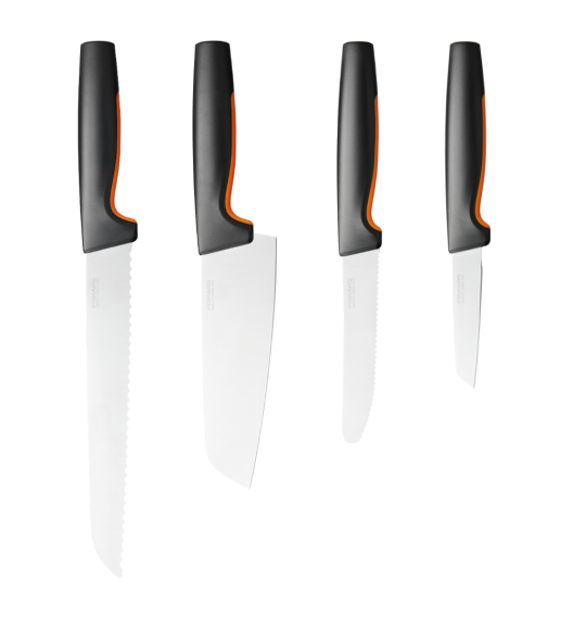 FISKARS FUNCTIONAL FORM Komplet 4 noży luzem / stal nierdzewna