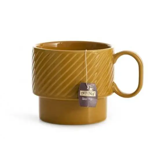 SAGAFORM COFFEE Filiżanka do herbaty 0,4 l / żółta / ceramika
