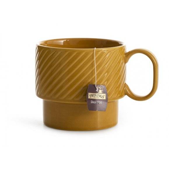 SAGAFORM COFFEE Filiżanka do herbaty 0,4 l / żółta / ceramika