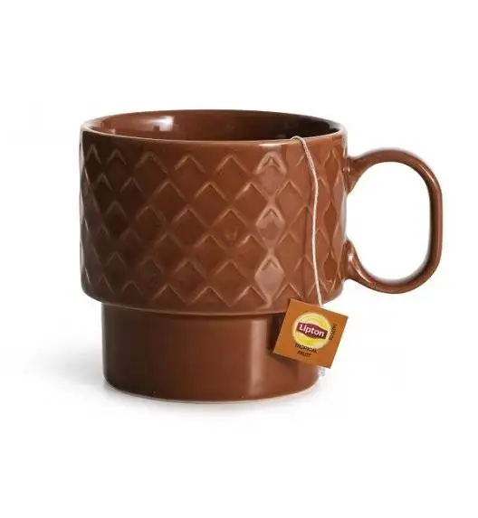 SAGAFORM COFFEE Filiżanka do herbaty 0,4 l / czerwona / ceramika