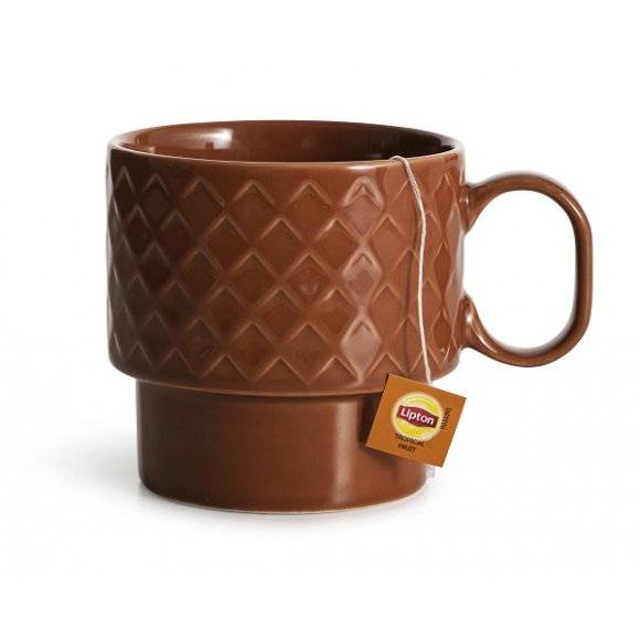 SAGAFORM COFFEE Filiżanka do herbaty 0,4 l / czerwona / ceramika