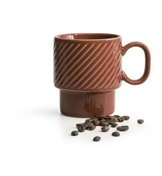 SAGAFORM COFFEE Filiżanka do kawy 0,25 l / czerwona / ceramika