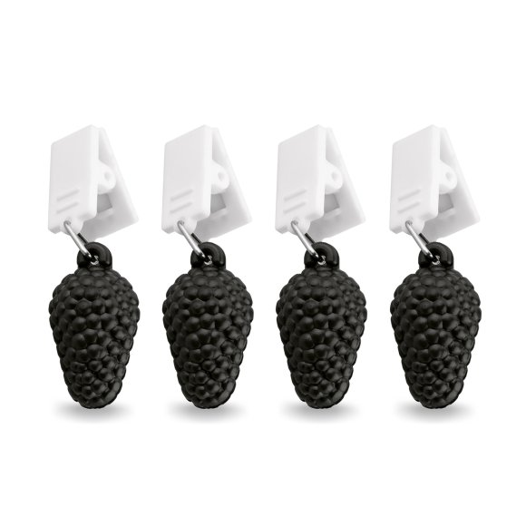 TADAR Zestaw 4 obciążników do obrusu / jeżyny