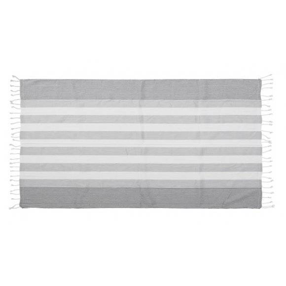 SAGAFORM OUTDOOR Ręcznik piknikowy Hamam Eco / bawełna organiczna / 145 x 250 cm / szary