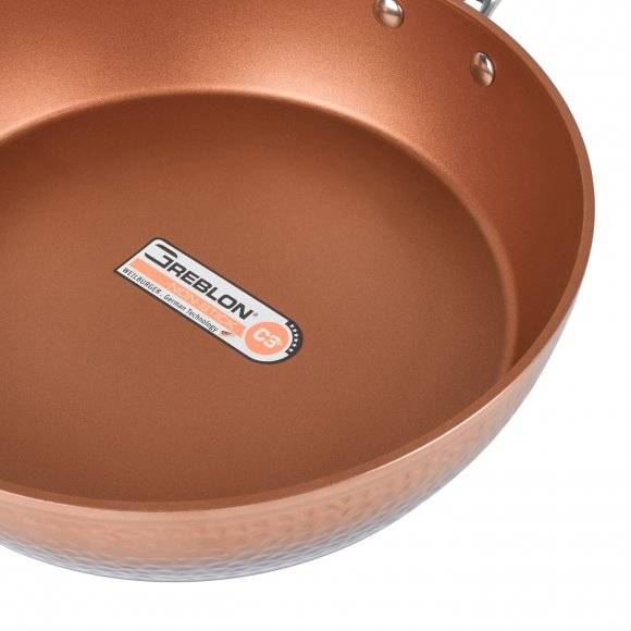 STARKE PRO GLOSSY COPPER Patelnia z powłoką non-stick 28 cm indukcja / Greblon® C3+