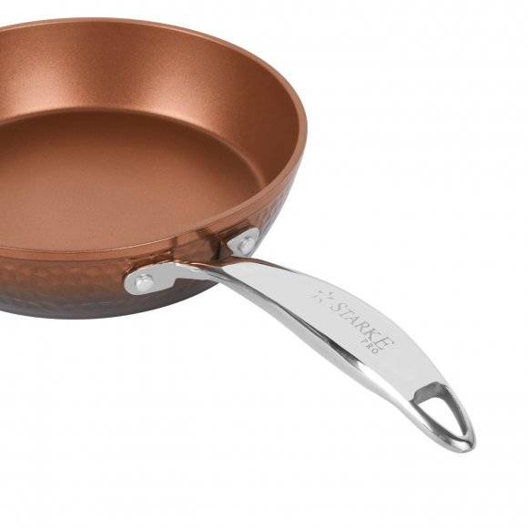 STARKE PRO GLOSSY COPPER Patelnia z powłoką non-stick 28 cm indukcja / Greblon® C3+