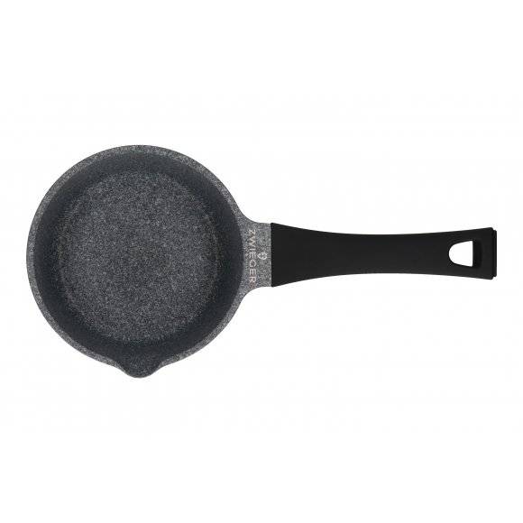 ZWIEGER WHITE STONE Rondel 1 l z pokrywką 16 cm GREBLON C3 GRANITE non-stick