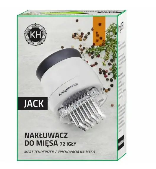 KONIGHOFFER JACK Nakłuwacz do mięsa / szary / 72 igły