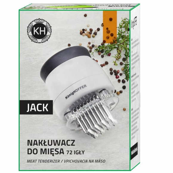 KONIGHOFFER JACK Nakłuwacz do mięsa / szary / 72 igły