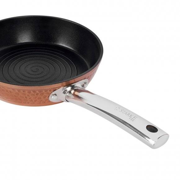 STARKE PRO BLACK COPPER Patelnia z powłoką non-stick 20 cm indukcja / Greblon® C3+