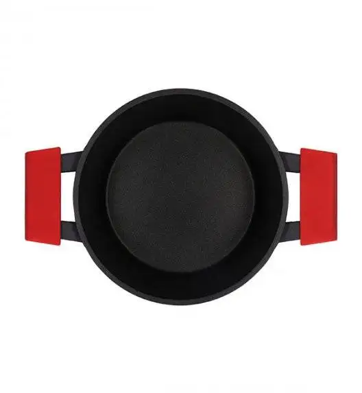 ZWIEGER OBSIDIAN Komplet Garnki 6 el z pokrywkami 5,5l/ 3,5l/ 2l + komplet 3 przyborów /GREBLON C3+