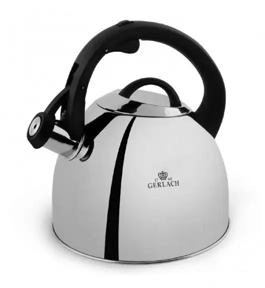 GERLACH AMBIENTE Czajnik 2,8 L ze stali nierdzewnej w połysku /  indukcja 