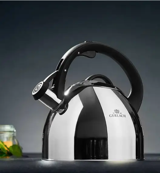 GERLACH AMBIENTE Czajnik 2,8 L ze stali nierdzewnej w połysku /  indukcja 