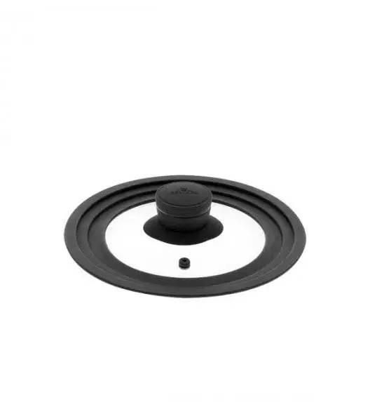 GERLACH SMART Komplet dwóch pokrywek 16/18/20 + 24/26/28 cm/ szkło + silikon  