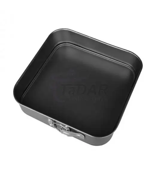 TADAR Tortownica 24 x 24 cm / kwadratowa / stal węglowa