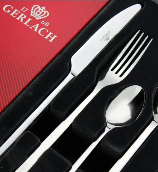 Gerlach Modern Sztućce Komplet 72 el (3x24) pudełko / 18 osób / połysk