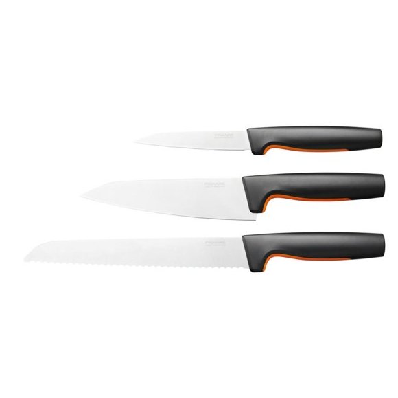 FISKARS FUNCTIONAL FORM 1057559 Komplet 3 noży kuchennych STARTER SET w pudełku / stal nierdzewna