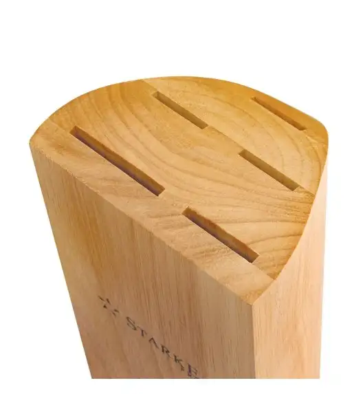 STARKE ATAGO Komplet noży kuchennych w bloku 6 el. / drewno kauczukowe / niemiecka jakość 