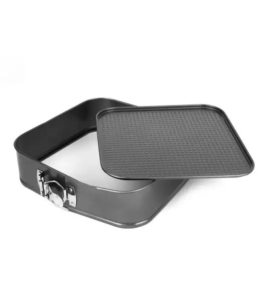 TADAR Tortownica 28 x 28 cm / kwadratowa / stal węglowa