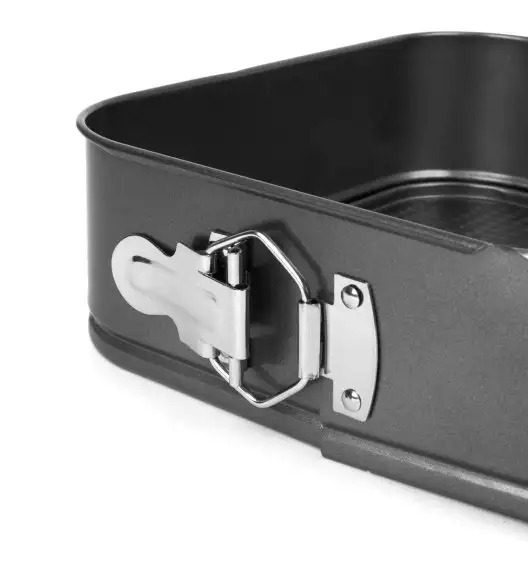 TADAR Tortownica 28 x 28 cm / kwadratowa / stal węglowa