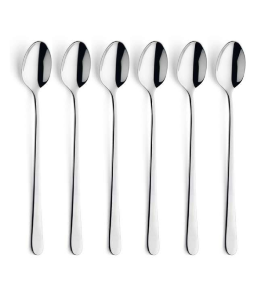 AMEFA AUSTIN Sztućce UE 6x Łyżeczka do latte 20,5 cm stal 18/0 