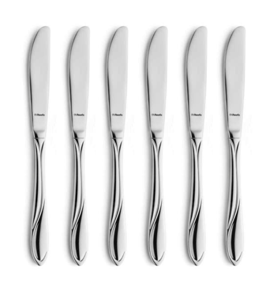 AMEFA WHISPER Sztućce UE 6x Nóż obiadowy 21,5 cm stal 18/0 LUZ