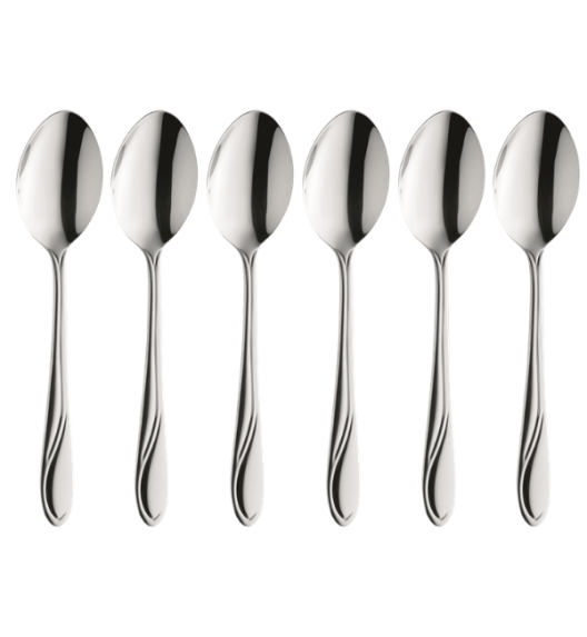 AMEFA WHISPER Sztućce UE 6x Łyżka obiadowa 19,4 cm stal 18/0 LUZ
