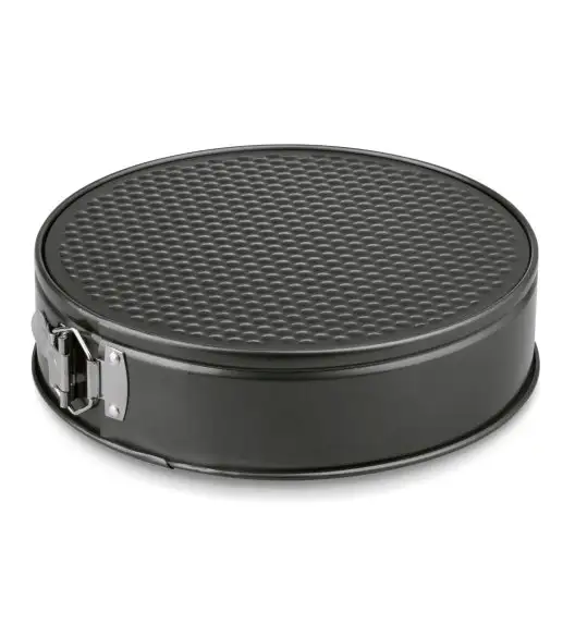 TADAR Tortownica rozkładana okrągła + pokrywka 26 cm / stal węglowa