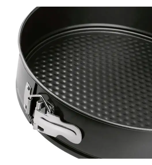 TADAR Tortownica rozkładana okrągła + pokrywka 26 cm / stal węglowa