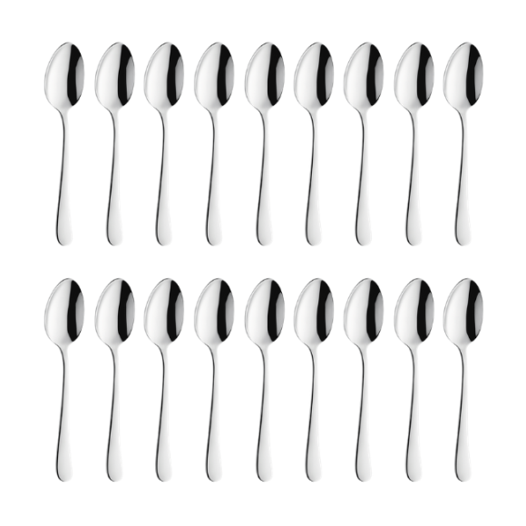 AMEFA AUSTIN Sztućce UE 18x Łyżeczka do herbaty 14,2 cm stal 18/0 