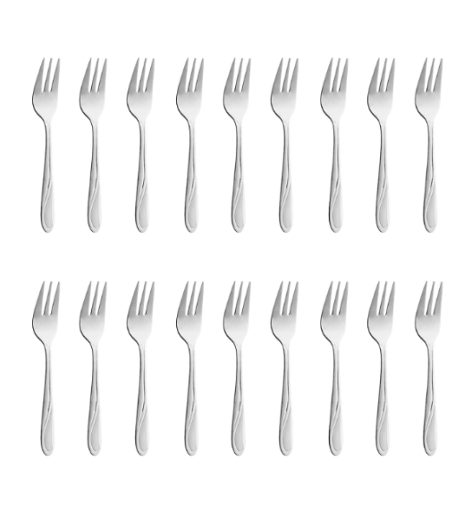 AMEFA WHISPER Sztućce UE 18x Widelczyk do ciasta 13,8 cm stal 18/0 LUZ