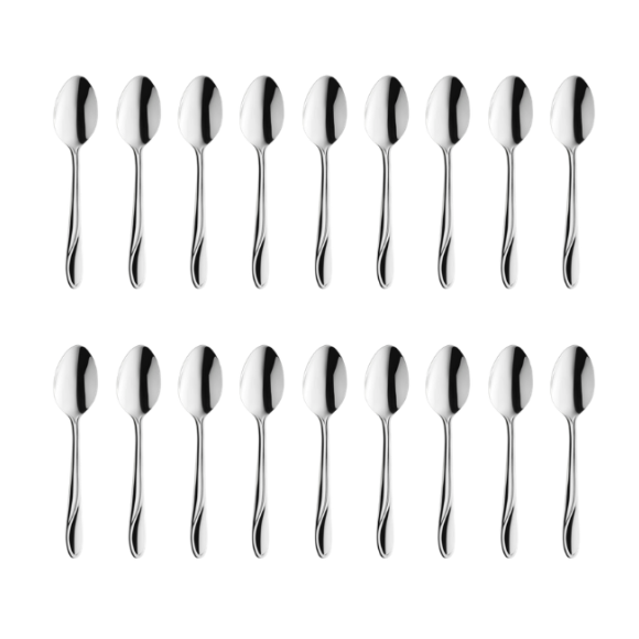 AMEFA WHISPER Sztućce UE 18x Łyżeczka do kawy 11,3 cm stal 18/0 LUZ