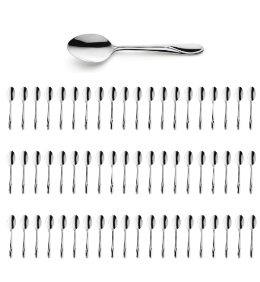 AMEFA WHISPER Sztućce UE 60x Łyżeczka do kawy 11,3 cm stal 18/0 LUZ