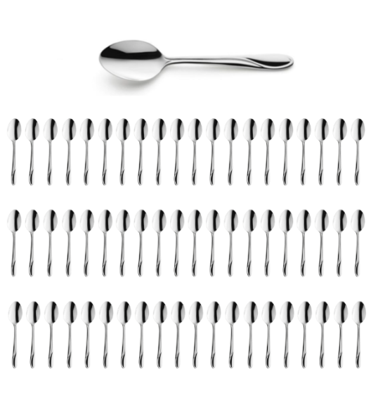 AMEFA WHISPER Sztućce UE 60x Łyżeczka do herbaty 13,6 cm stal 18/0 LUZ