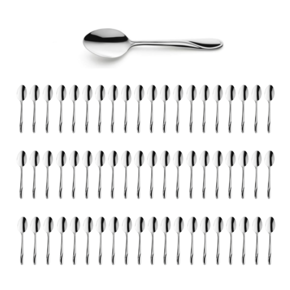 AMEFA WHISPER Sztućce UE 60x Łyżeczka do herbaty 13,6 cm stal 18/0 LUZ
