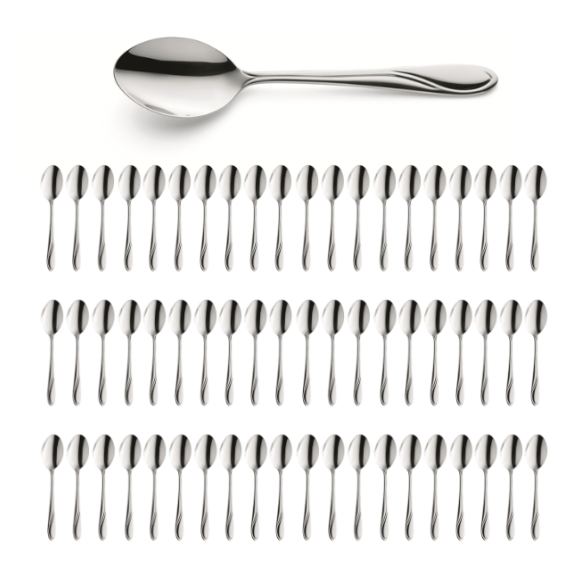 AMEFA WHISPER Sztućce UE 60x Łyżka obiadowa 19,4 cm stal 18/0 LUZ