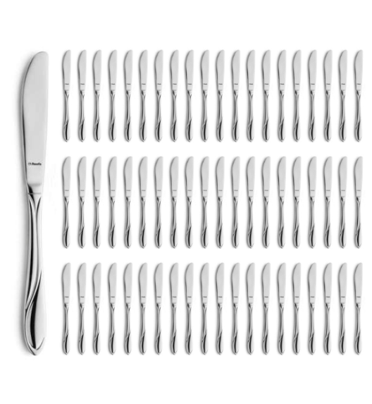 AMEFA WHISPER Sztućce UE 60x Nóż obiadowy 21,5 cm stal 18/0 LUZ