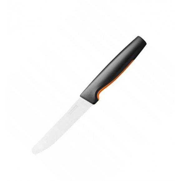 FISKARS FUNCTIONAL FORM 1057552 Komplet 5 noży w bloku bambusowym + NN ostrzałka uniwersalna