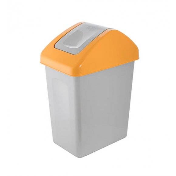 BRANQ 1310 Kosz / pojemnik na śmieci 10 L do segregacji / żółty