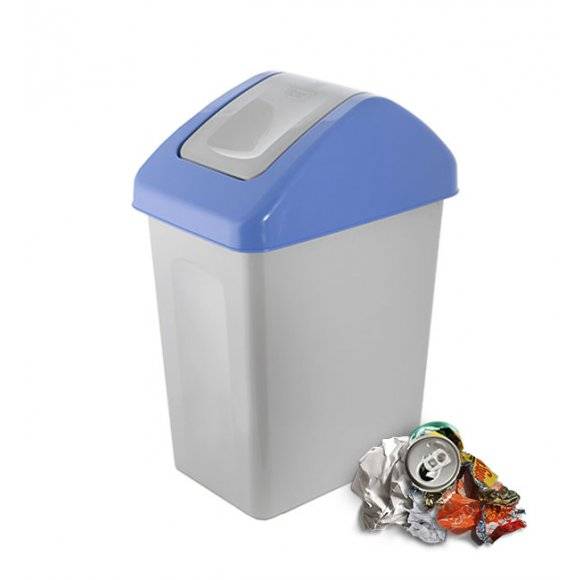 BRANQ 1310 Kosz / pojemnik na śmieci 10 L do segregacji / niebieski