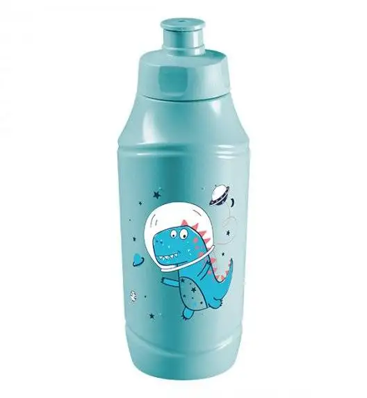 BRANQ 1990 Bidon / butelka na wodę 350 ml dla dzieci / dinozaur w kosmosie