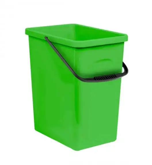 BRANQ 1309 Pojemnik do segregacji odpadów / zielony / 11 L / tworzywo sztuczne