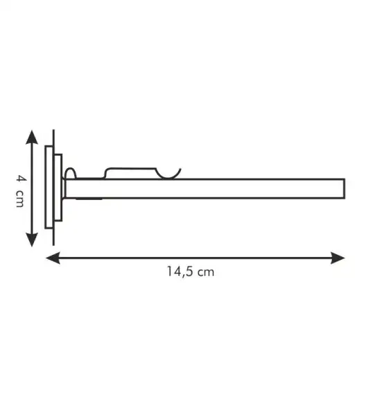 TESCOMA GRADIUS Termometr kuchenny uniwersalny 14,5 cm / stal nierdzewna