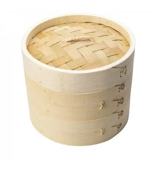 VERLO Parownik / sito bambusowe z pokrywą 15 cm